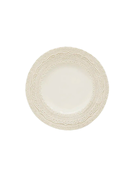 FINEZZA | CREAM LACE SALAD PLATE