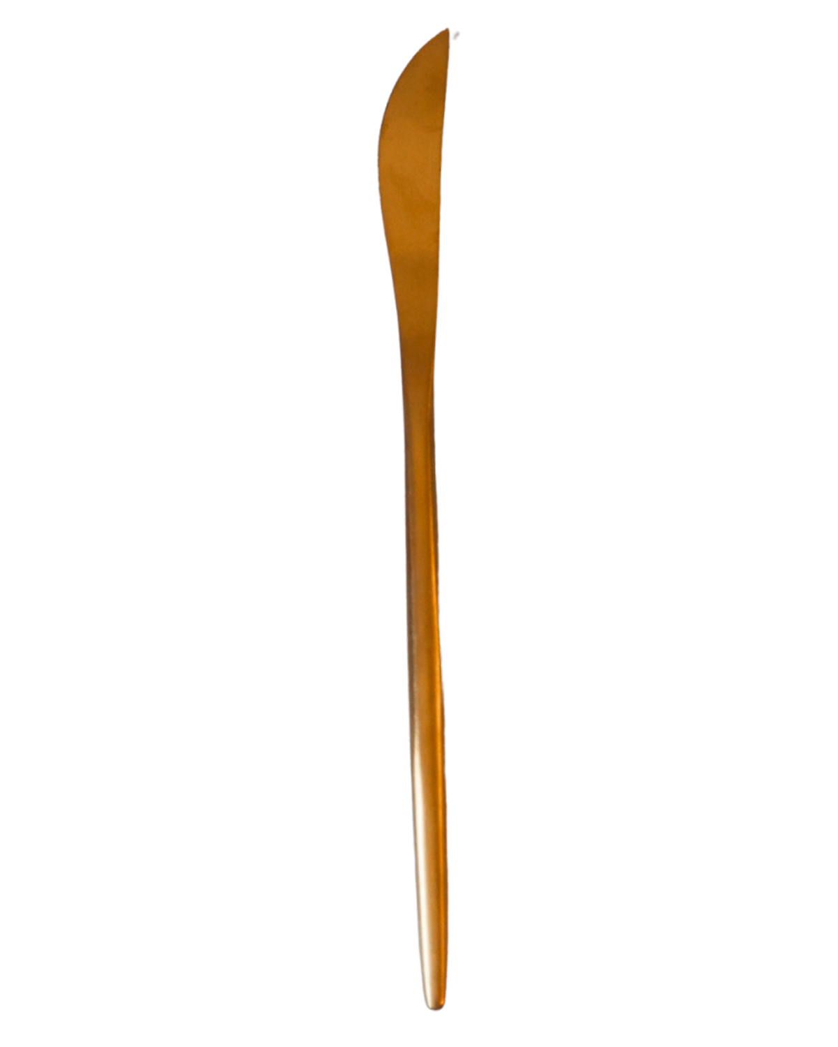 brushed gold - dinner knife