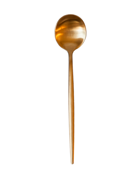 brushed gold - teaspoon