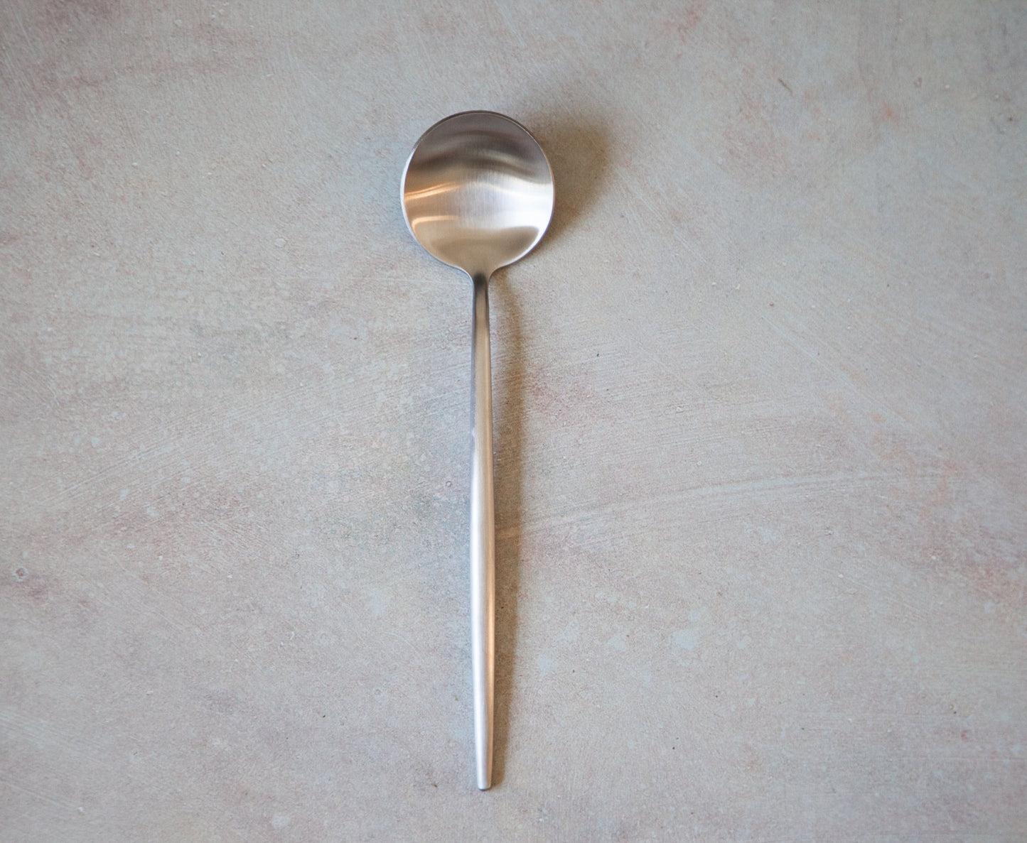 LUNA | BRUSHED STEEL - Dinner Spoon