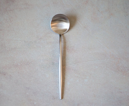 LUNA | BRUSHED STEEL - Dinner Spoon