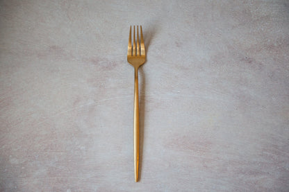 LUNA | BRUSHED GOLD - Dinner Fork