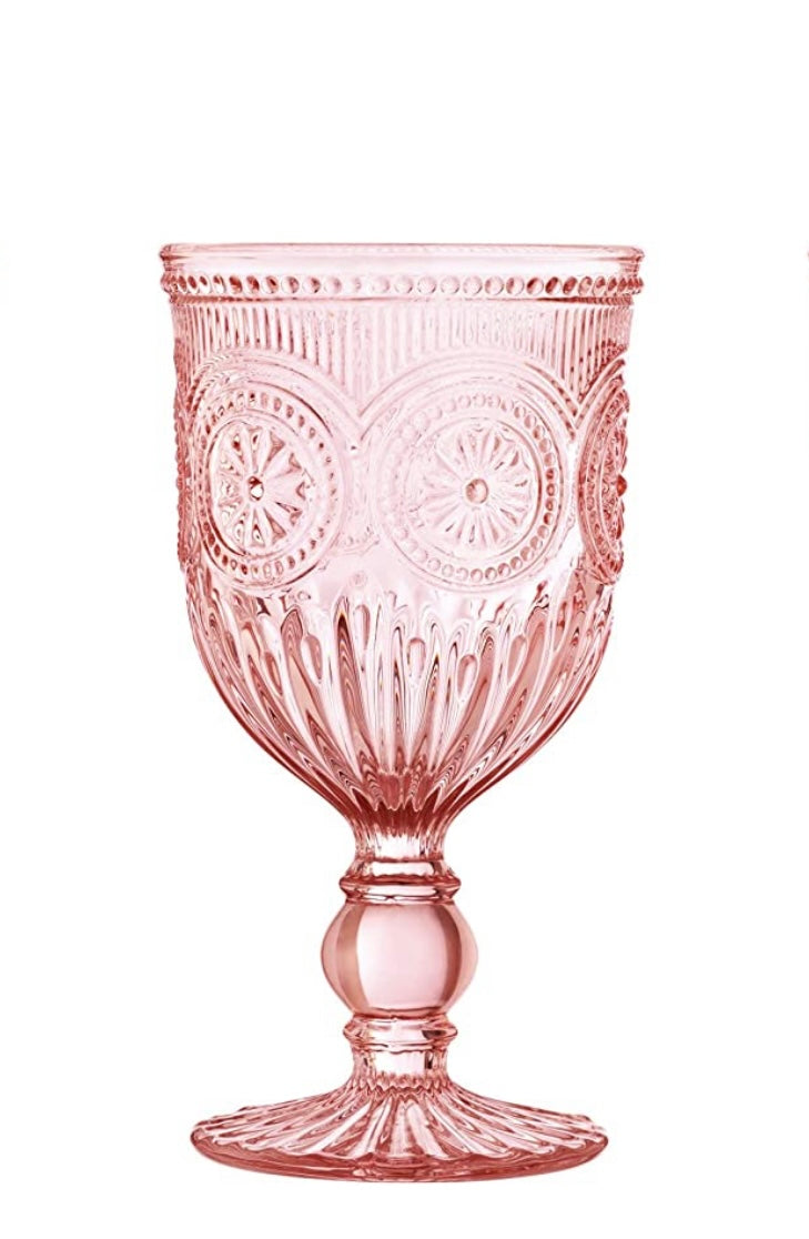 Vintage goblet glass