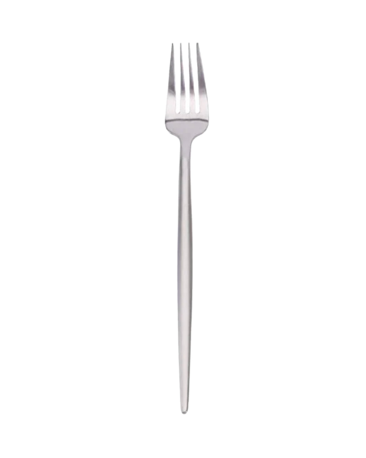 brushed steel - salad fork